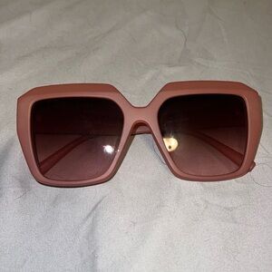 Dusty rose sunglasses